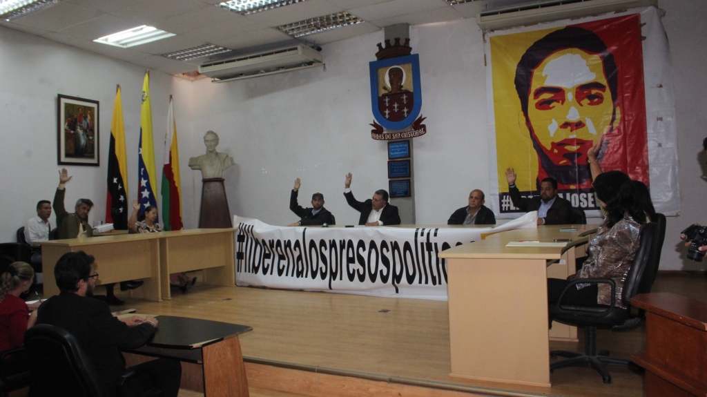 Concejo Municipal de San Cristóbal aprobó acuerdo para solicitar la libertad de José Vicente García