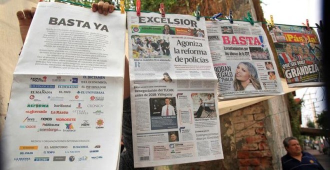 La prensa mexicana lanza campaña “Basta ya” a la violencia en su contra