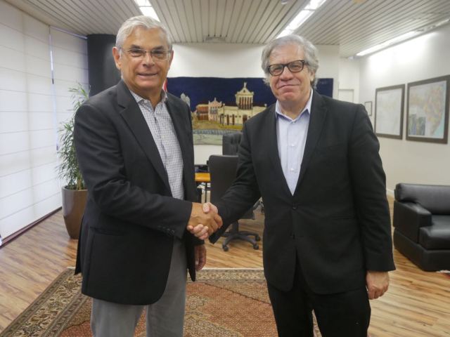 Luis Almagro, se reunió con con Eduardo Moreira, gobernador del estado de Santa Catalina 