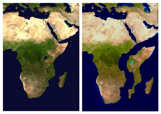 Una grieta está partiendo a África en dos (videos)