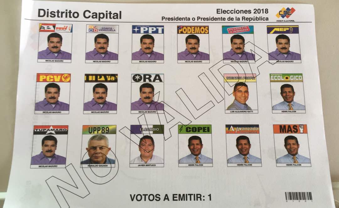 En Caracas y el exterior sólo habrá tarjetón para presidente de la República en proceso del #20May