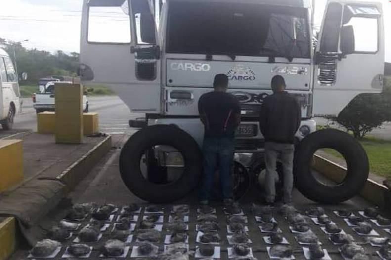 Incautan cargamento de droga que se dirigía de Táchira a Carabobo