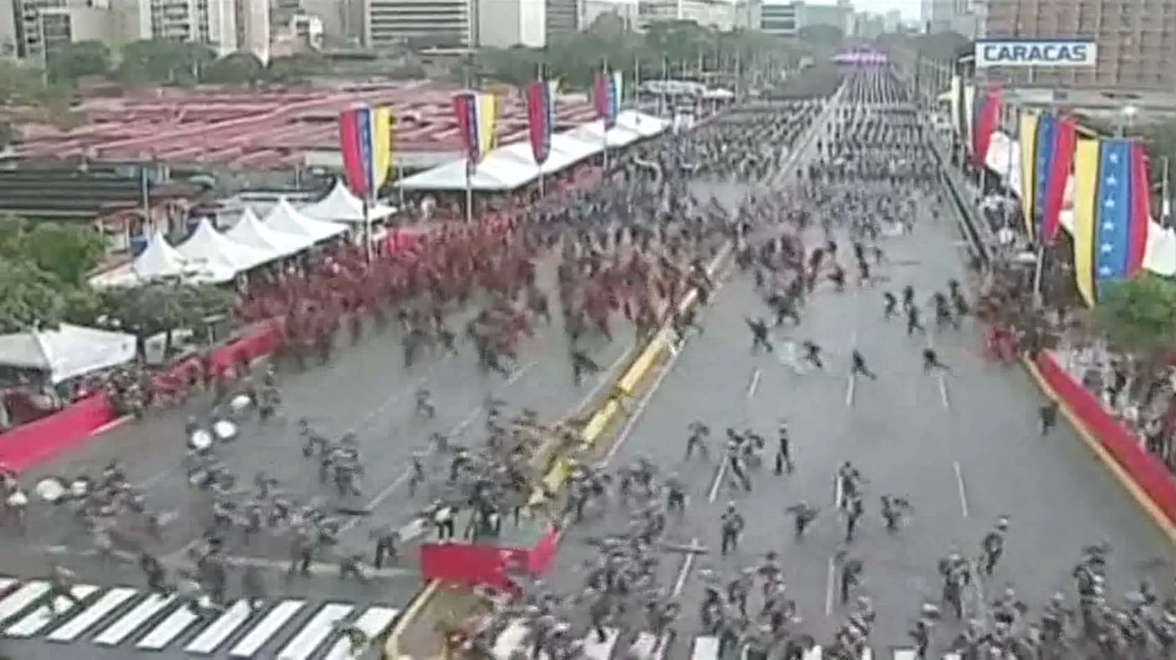 Vente Venezuela sobre incidente durante acto de Maduro: La cobardía y la mentira expuestas en plena avenida Bolívar