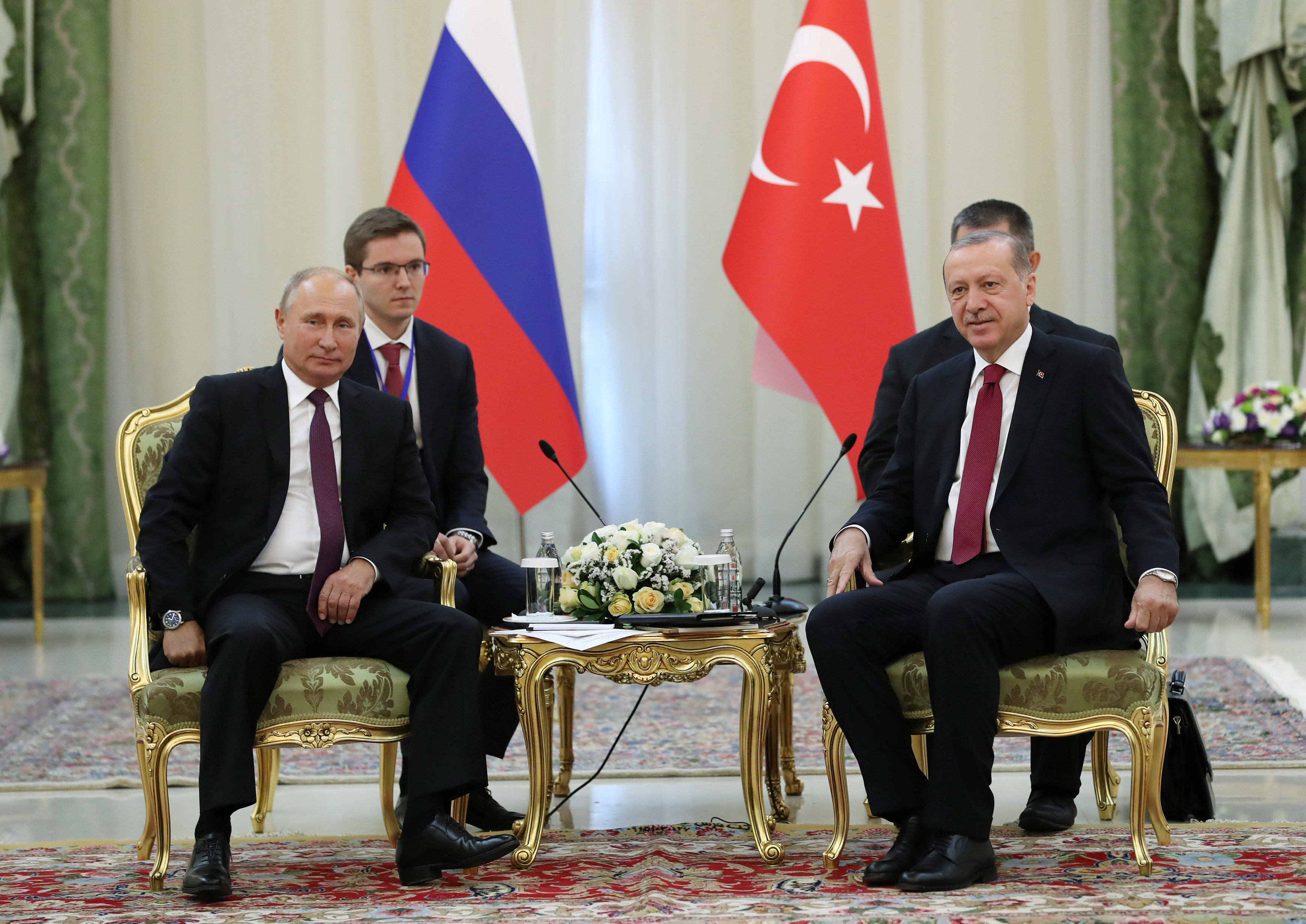 Erdogan y Putin llegan a Teherán para la cumbre tripartita sobre Siria