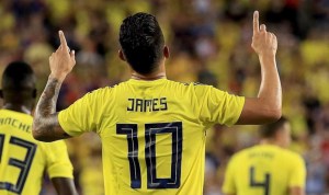 James Rodríguez perdió el control por quedarse fuera de la Copa América