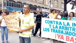 Educadores tomaron la Av. Rómulo Gallegos para exigir mejoras salariales (Videos)