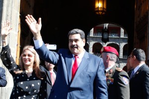 El otro ángulo que no viste de la “bienvenida” de Maduro en México (VIDEO)