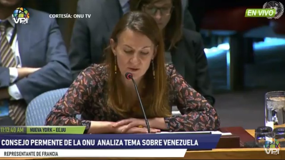 Francia en la ONU: Maduro debe entender que debe aprovechar la última oportunidad que se le da