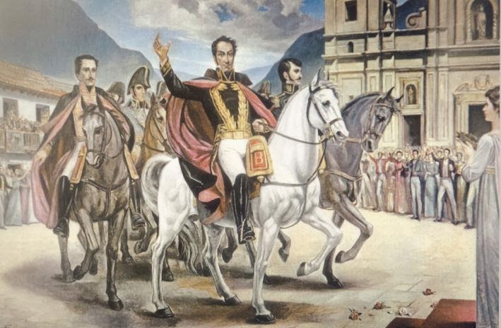 El #TBT de Simón Bolívar, presidente interino y trae fuerzas extranjeras para lograr la libertad (Proclama)