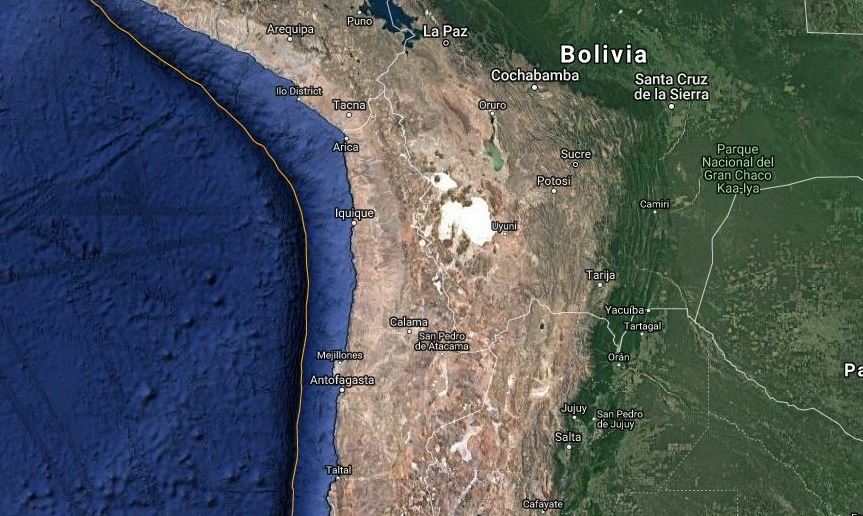 Sismo de magnitud 5.0 se registró en el norte de Chile #9Feb