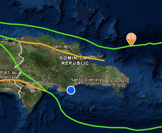 Fuerte sismo de 5,8 sacude a República Dominicana #4Feb