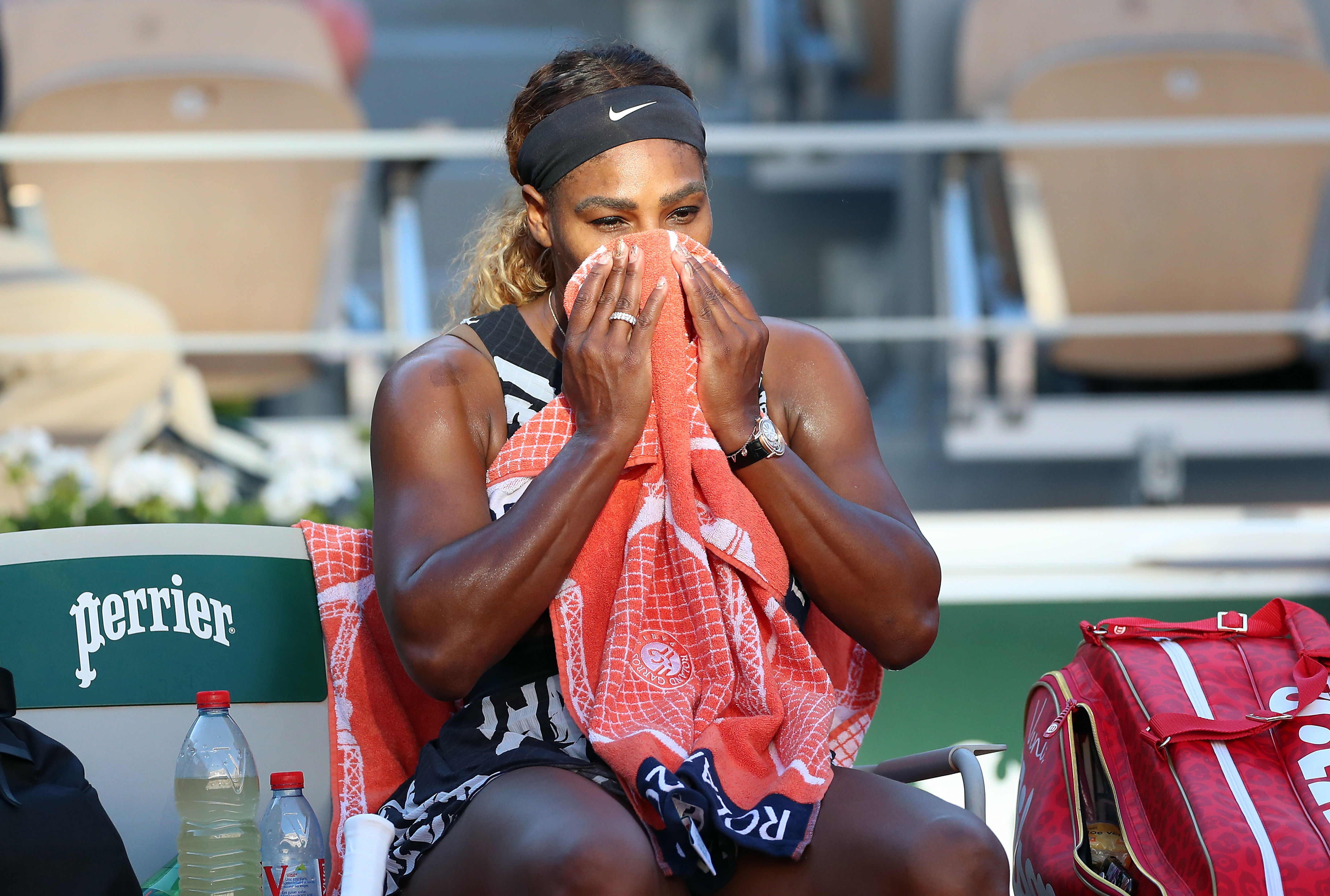 Serena Williams se retira de Roland Garros por lesión en el tendón de Aquiles