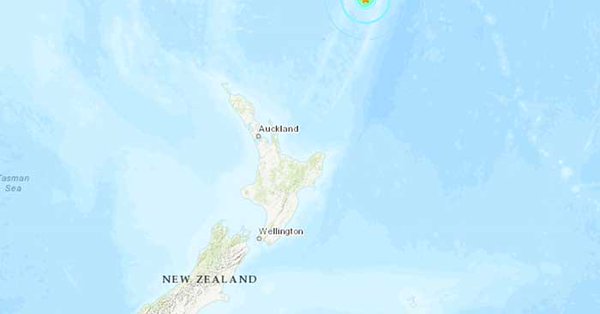 Terremoto de magnitud 6,3 sacude las islas Kermadec de Nueva Zelanda