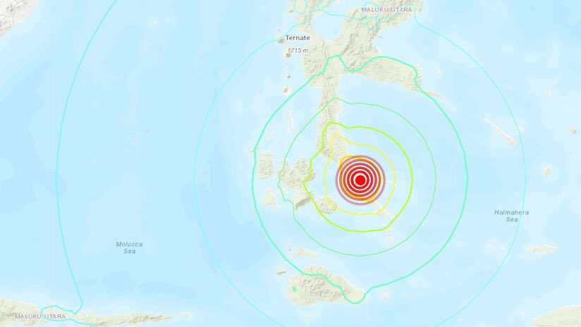 Terremoto de magnitud 7,3 sacude isla Molucas de Indonesia