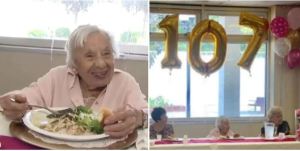 ¡Atención parejas! Anciana de 107 años revela el incómodo secreto para la longevidad