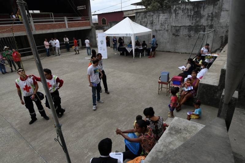 La ayuda llegó a migrantes venezolanos en Guayaquil