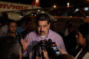 Maduro llegó a Cuba para participar en la primera cumbre del Alba sin Evo