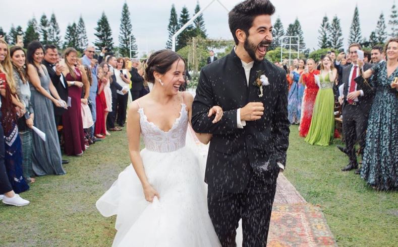 ¡LISTO! Camilo Echeverry y Evaluna Montaner ya son oficialmente marido y mujer (FOTOS)