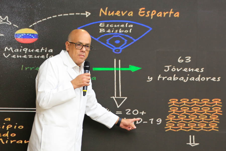 Jorge Rodríguez anunció que los casos positivos de coronavirus se elevaron a 1177