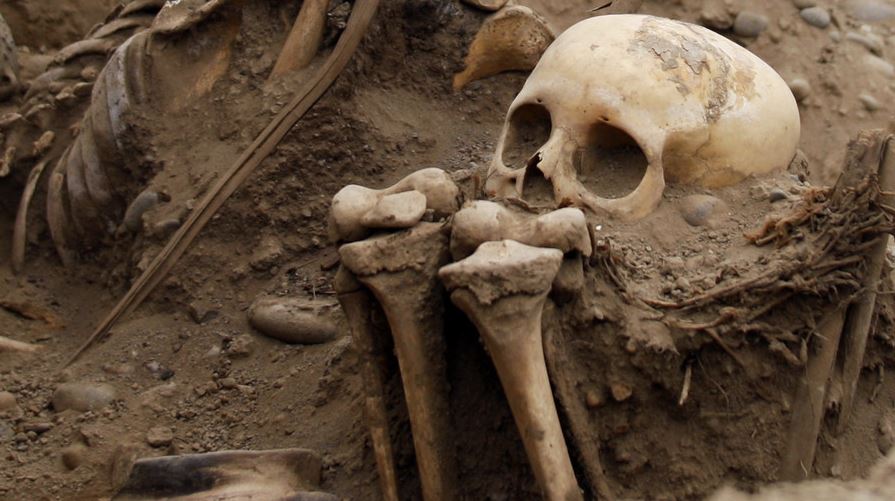 Encontraron en China un esqueleto arrodillado que habría sido sacrificado en antiguos rituales (FOTO)