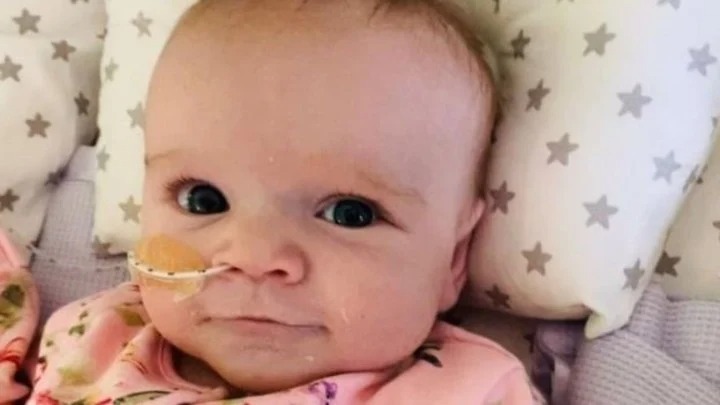 La bebé guerrera: Con apenas seis meses fue operada del corazón y se recuperó del coronavirus