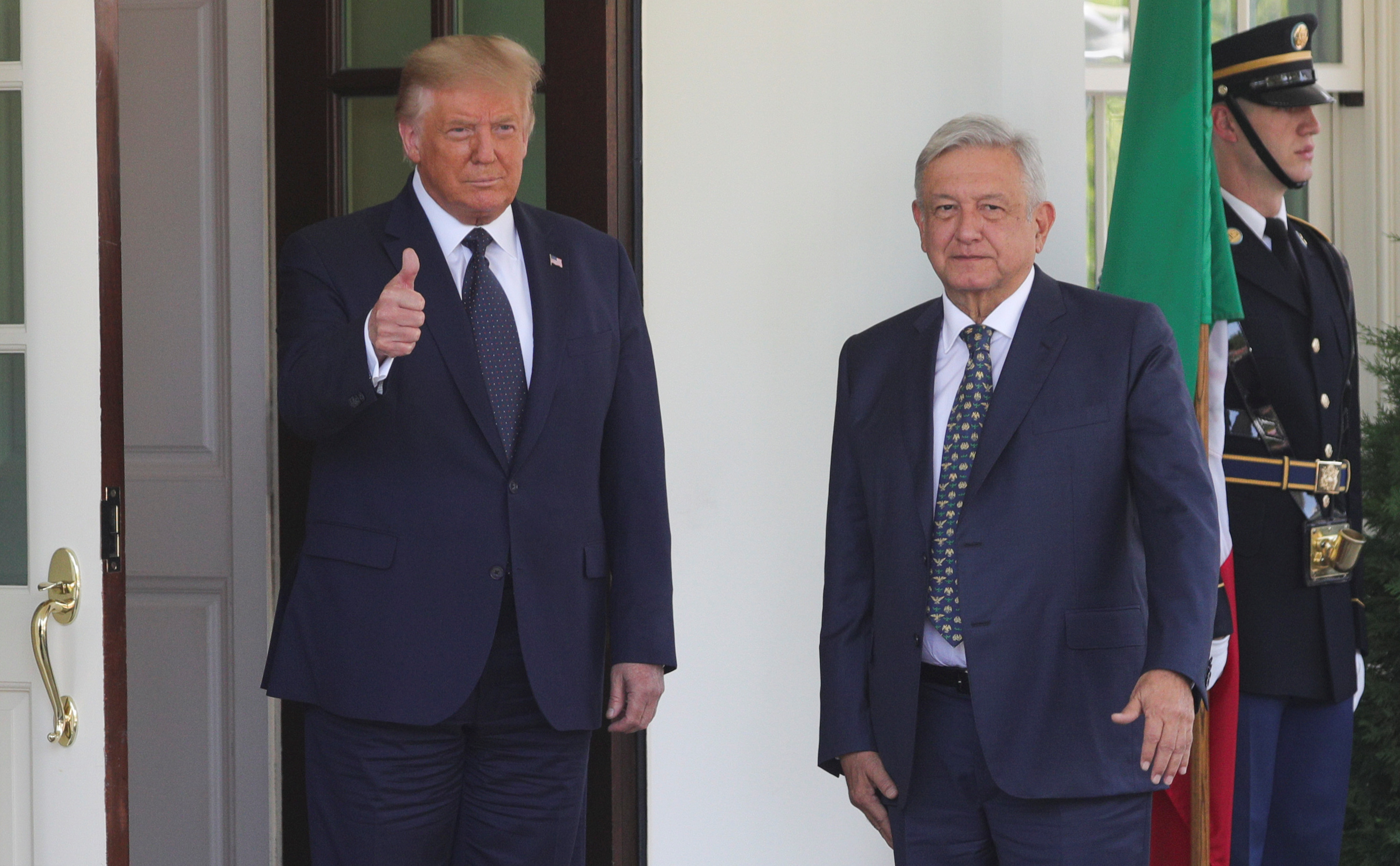 Trump recibió en la Casa Blanca a su “amigo” López Obrador, con Venezuela en la agenda