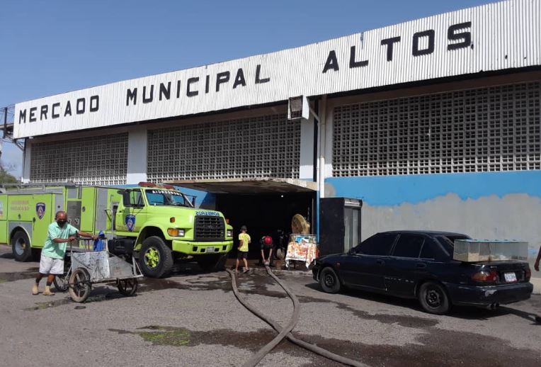 Intervinieron el mercado Altos de Jalisco tras otro brote de Covid-19 en Maracaibo (Fotos)
