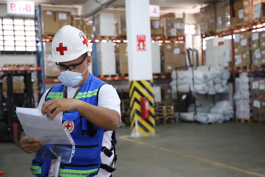 Cruz Roja Venezolana distribuirá la ayuda humanitaria para luchar contra el Covid-19 (Fotos)