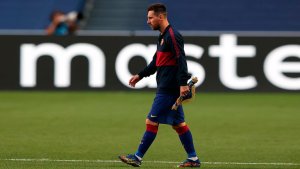 Tras la primera reunión de su padre con el Barcelona, Messi empieza a madurar la alternativa menos pensada