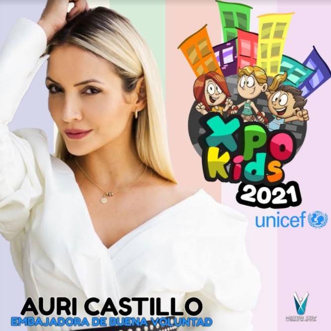 De periodista y modelo a embajadora: Auri Castillo se estrena como representante de la Expo Kids 2020-2021