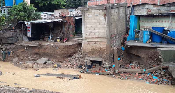 Intensas lluvias dejaron daños en al menos ocho sectores de San Antonio del Táchira