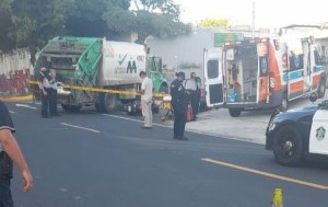 Joven venezolana murió arrollada por un camión del aseo urbano en Panamá (FOTO)