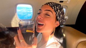 ¡Con toda la humildad! Georgina Rodríguez presumió el jet privado que comparte con CR7 (Fotos)