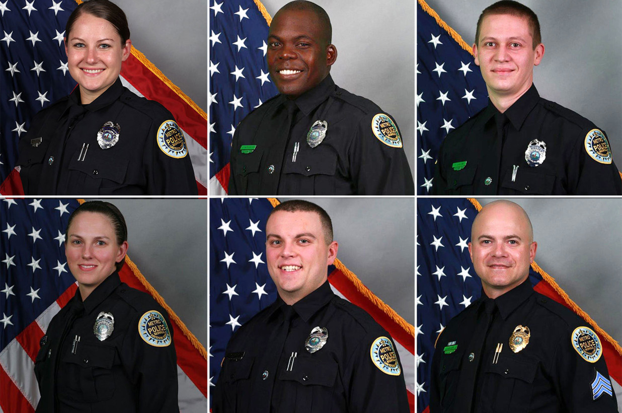 Nashville nombra a los policías héroes que despejaron el área antes del bombardeo navideño