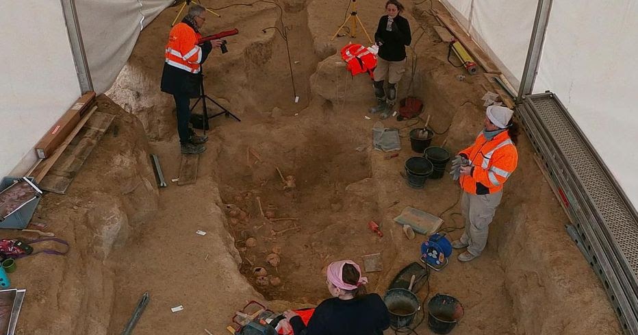 Hallan en Francia una sepultura “excepcional” de un niño de hace 2.000 años