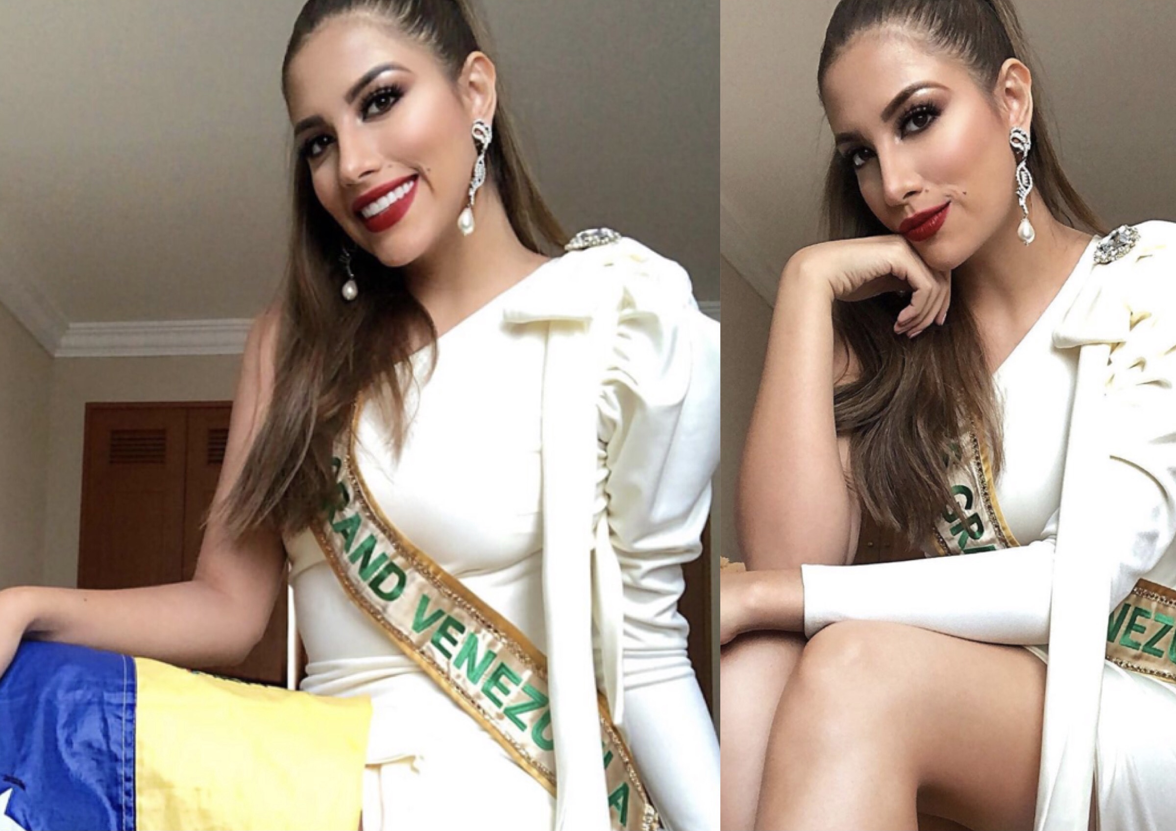 FOTO: Mala jugada del vestuario deja al descubierto los senos de esta miss venezolana