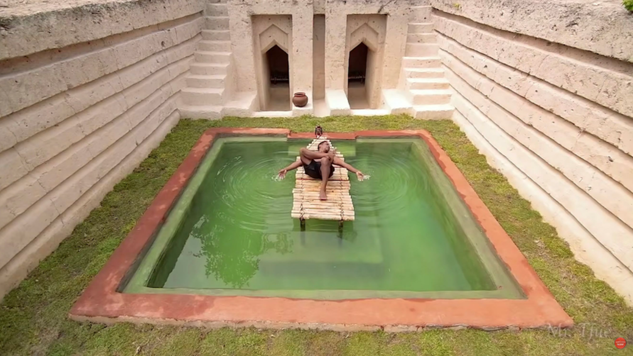 VIRAL: Misterioso youtuber hace piscinas en la selva con herramientas rudimentarias (VIDEO)