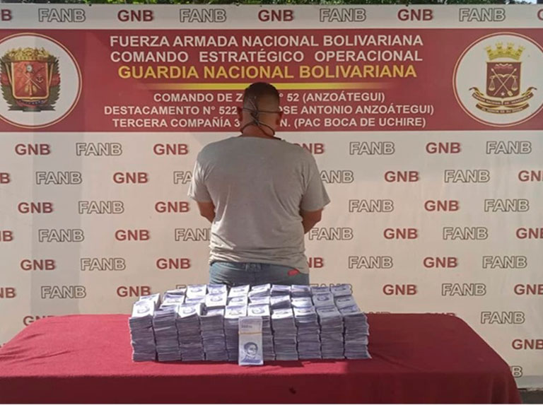 Lo detuvieron por tener más de 13 millardos de bolívares en efectivo en Anzoátegui