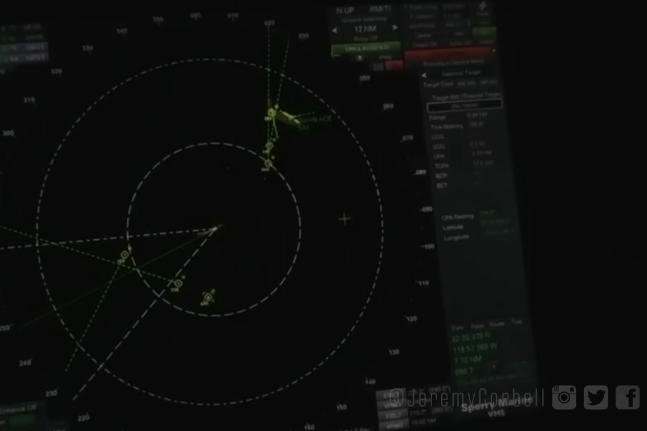 Filtran imágenes de Ovnis captados en radar acosando a un buque de guerra en EEUU (VIDEO)