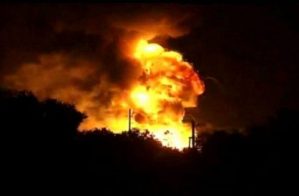 Una fuerte explosión se registró en el poliducto de combustible de Pdvsa en Yaracuy (VIDEO)