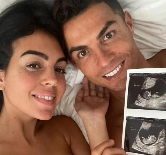 Cristiano Ronaldo y Georgina Rodríguez confirmaron que serán padres de gemelos (FOTOS)