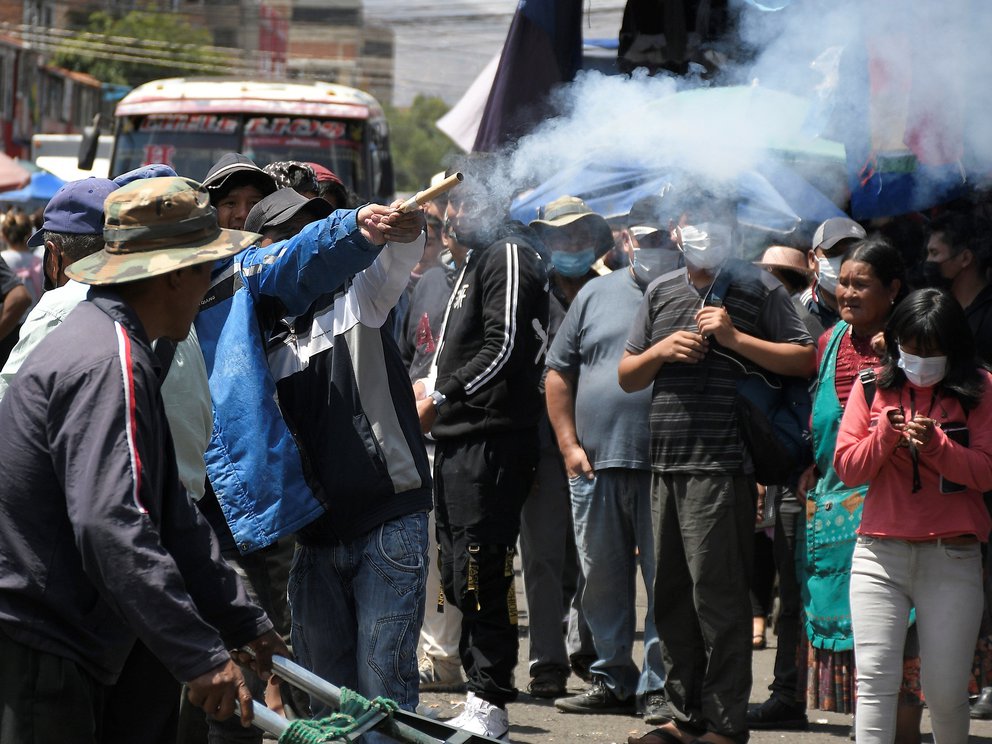 Al menos 125 detenidos en el primer día del paro convocado en Bolivia