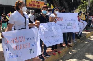 Chavista arrepentida responsabilizó al régimen de la crisis hospitalaria (FOTOS Y VIDEO)