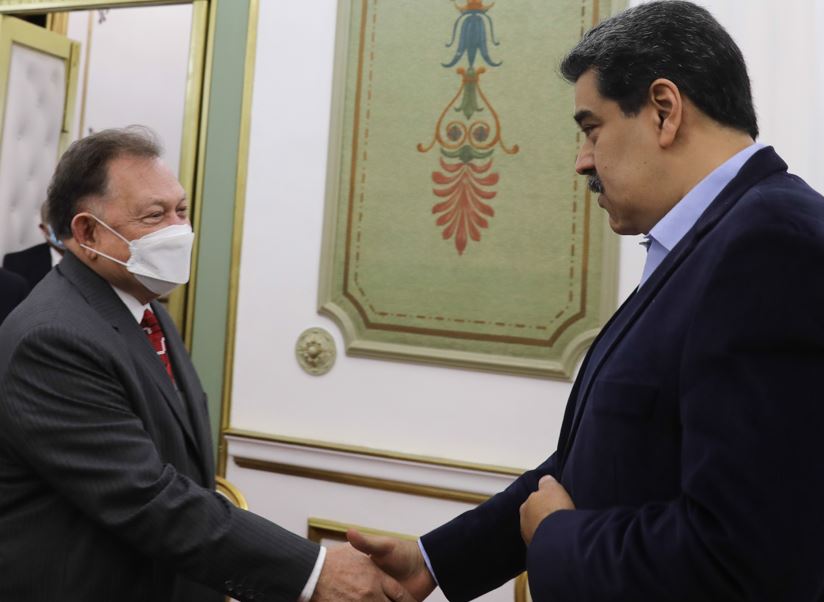 Gobernador electo de Nueva Esparta fue recibido por Maduro en Miraflores (Fotos)