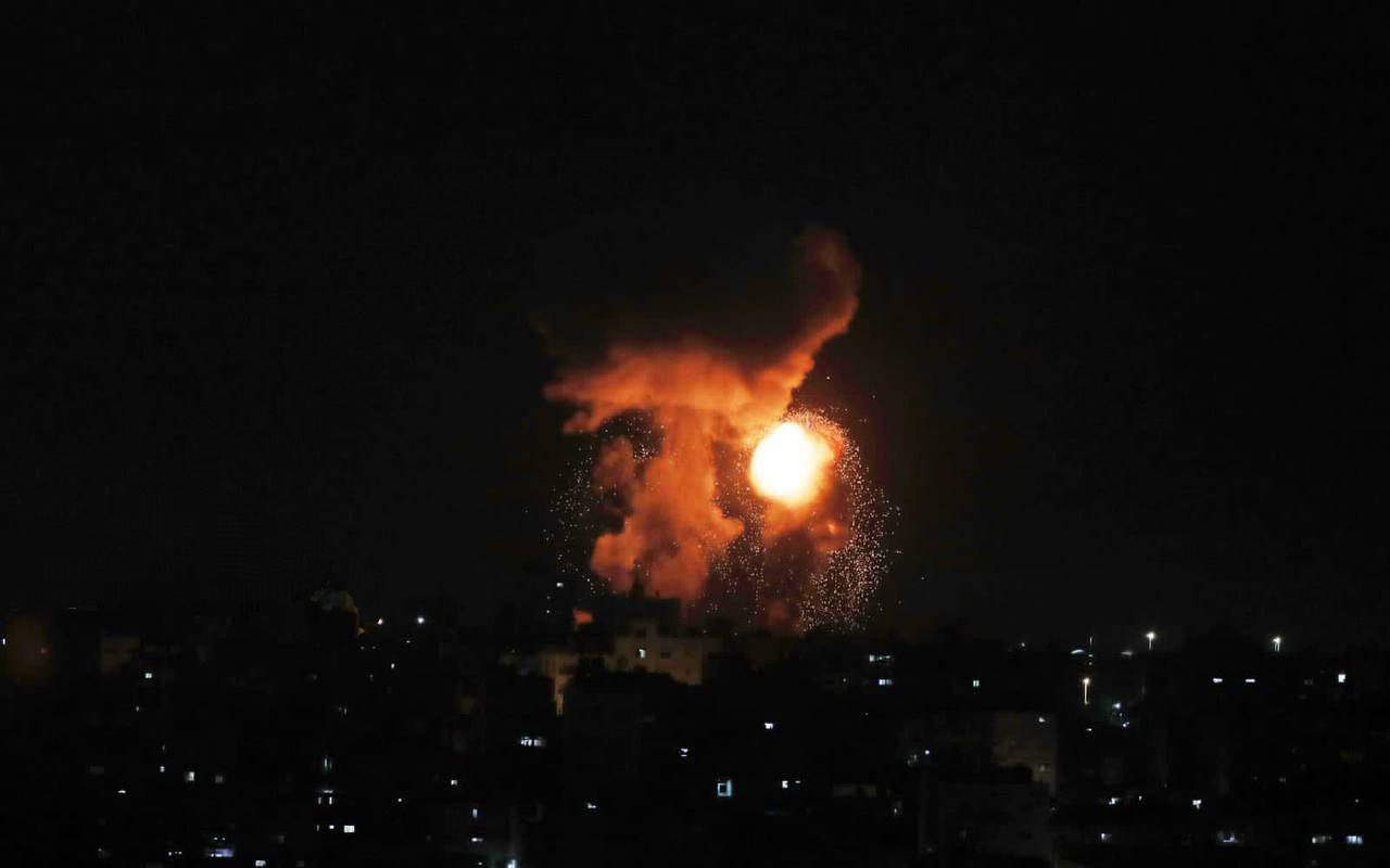 Ejército israelí bombardeó Gaza tras un lanzamiento de cohetes (FOTOS y VIDEO)