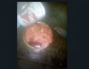 Diablito no es: En Sabaneta de Barinas regalan “mermelada” de  mortadela podrida en la bolsa CLAP (VIDEO)