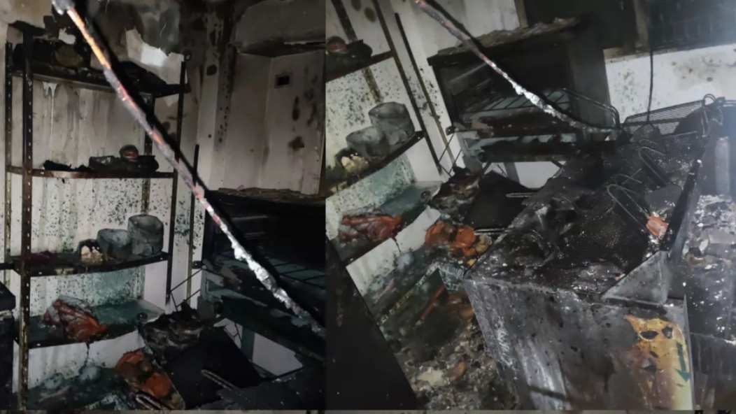 Incendió devoró parte de un restaurante venezolano en Argentina (IMÁGENES)