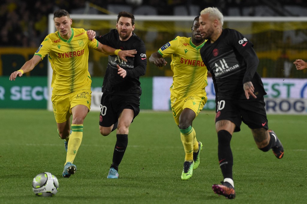 El PSG cae en Nantes pese a la presencia de su trío estelar