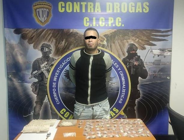 Lo detuvieron con más de 300 envoltorios de droga en La Pastora