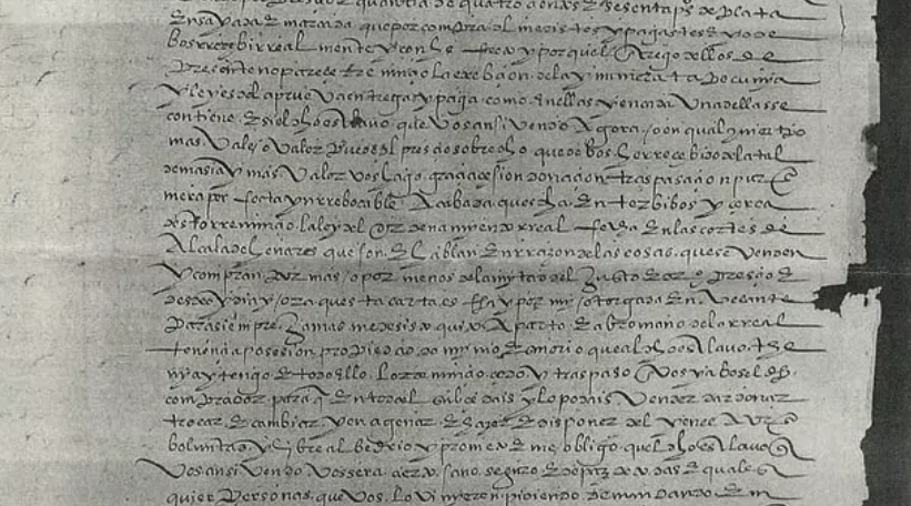 La Policía recupera en España un documento manuscrito de Perú del siglo XVI